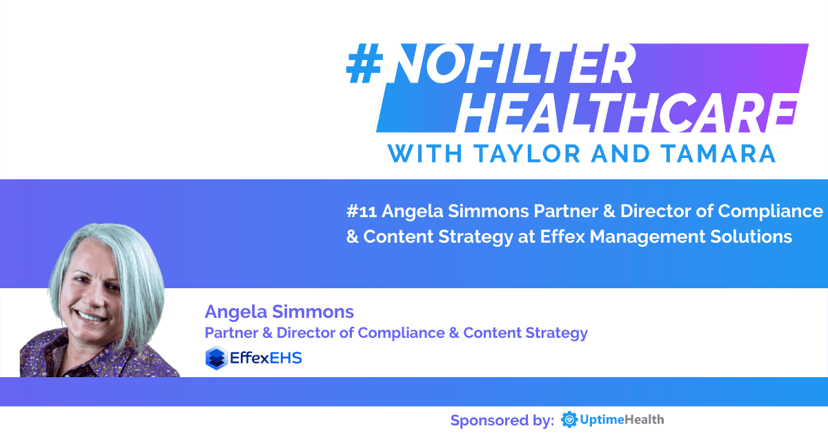 #11 - Angela Simmons, Partner & Director of Compliance & Content Strategy at Effex Management Solutions - cover image
