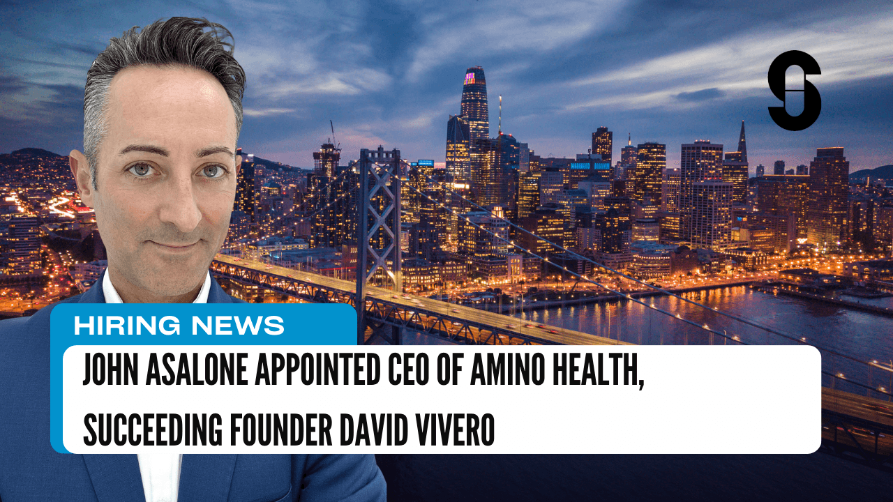 John Asalone Appointed CEO of Amino Health, Succeeding Founder David Vivero